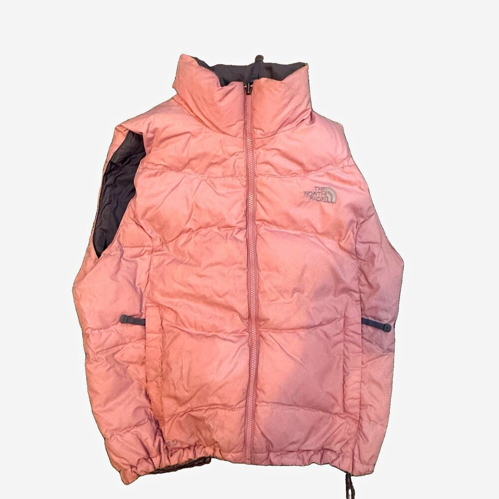 The North Face 550 Women’s Pink Down Insulated Puffer Vest Full Zip Pockets L